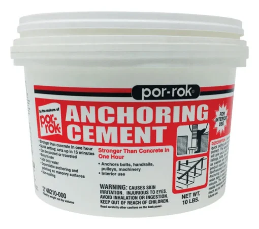 CGM Por-Rok Off White Anchoring Cement 10 lbs. for Indoor/Outdoor Floors and Walls