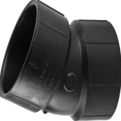 Charlotte Pipe 4 in. Hub X 4 in. D Hub ABS Elbow