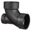 Charlotte Pipe 3 in. Hub X 3 in. D Hub ABS 90 Degree Elbow