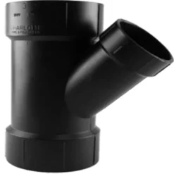 Charlotte Pipe 3 in. Hub X 3 in. D Hub ABS Wye