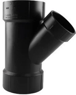 Charlotte Pipe 3 in. Hub X 3 in. D Hub ABS Wye