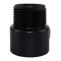 Charlotte Pipe 2 in. Hub X 2 in. D MPT ABS Adapter