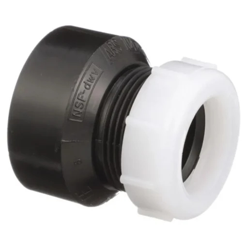 Charlotte Pipe 1-1/2 in. MPT X 1-1/4 in. D Spigot ABS Trap Adapter