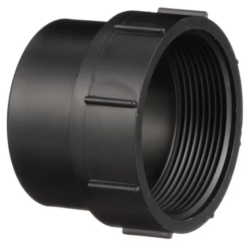 Charlotte Pipe 3 in. Spigot X 3 in. D FPT ABS Cleanout