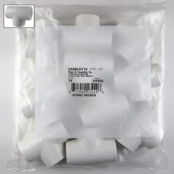 Charlotte Pipe Schedule 40 3/4 in. Slip X 3/4 in. D Slip PVC Tee 1 pk