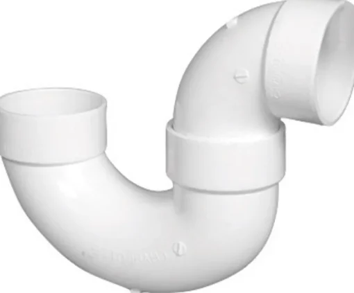 Charlotte Pipe Schedule 40 2 in. Hub X 2 in. D Hub PVC P-Trap (Pack of 10)