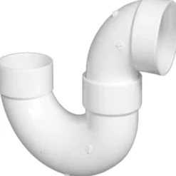 Charlotte Pipe Schedule 40 2 in. Hub X 2 in. D Hub PVC P-Trap (Pack of 10)