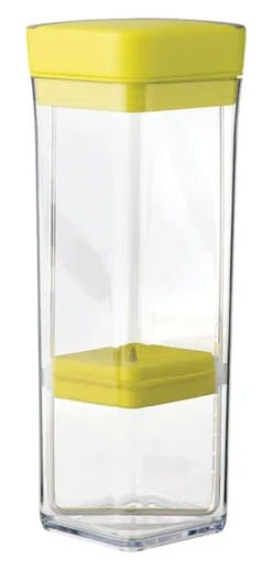 Chef'n HerbFresh Clear/Yellow Plastic Herb storage 3.95 L x 11 H x 4.15 W in.