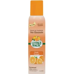 Citrus Magic Fresh Orange Scent Air Freshener Spray 3 oz. Aerosol (Pack of 6)