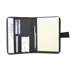 CLC 7 pocket Polyester Fabric Notepad Holder 6.3 in. L x 8.8 in. H Black