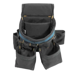 CLC 28 pocket Ballistic Nylon Tool Belt with Suspenders 23 in. L X 16-1/2 in. H Black 29 in. 46 in.