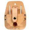 CLC 1 pocket Leather Tape Rule Holder 3.5 in. L X 4.5 in. H Tan