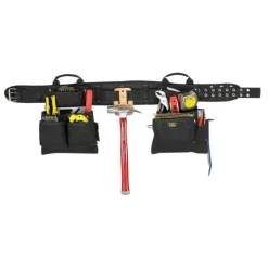 CLC 17 pocket Polyester Fabric Tool Belt 24.5 in. L X 16.5 in. H Black 29 in. 46 in.