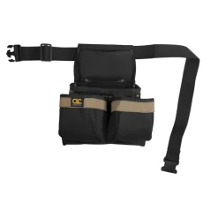 CLC 5 pocket Polyester Fabric Tool and Nail Belt 12.25 in. L X 15.5 in. H Black 29 in.
