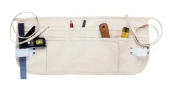 CLC Heavy Duty 12 pocket Canvas Waist Apron White 1 pk