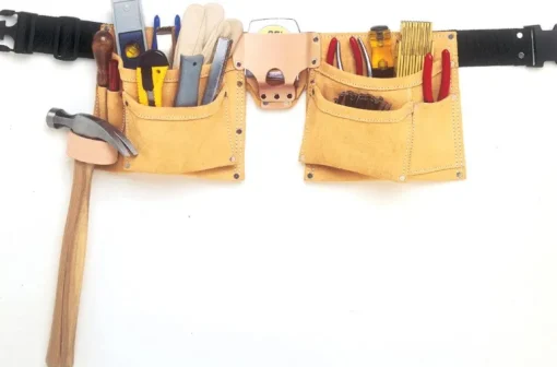 CLC Heavy Duty 8 pocket Leather/Suede Work Apron Tan 1 pk