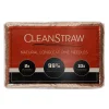 CleanStraw Natural Long Leaf Pine Needles Mulch 2.3 cu. ft. 100 sq. ft.