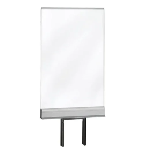 Clear Acrylic Post Top Sign