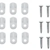 CLIP SCREEN PLASTIC WHT