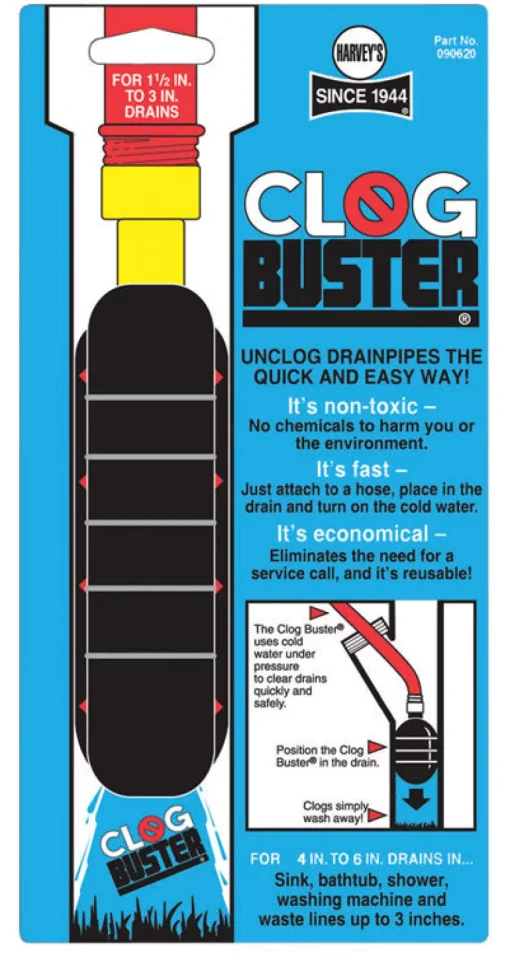 Clog Buster Clogbuster 0 ft. L Drain Unclogger