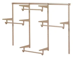 Closet Culture 6 ft. H X 78 in. W X 6 ft. L Steel Closet Organizer 1 pk