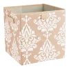 ClosetMaid Natural Fabric Storage Bin 11 in. H X 10.5 in. W X 10.5 in. D