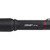 Coast Black Aluminum 240 lm. Lanyard Hole Alkaline LED Flashlight AAA Battery 6.25 L in.
