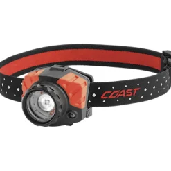 Coast FL85 615 lm Black LED Head Lamp AAA Battery