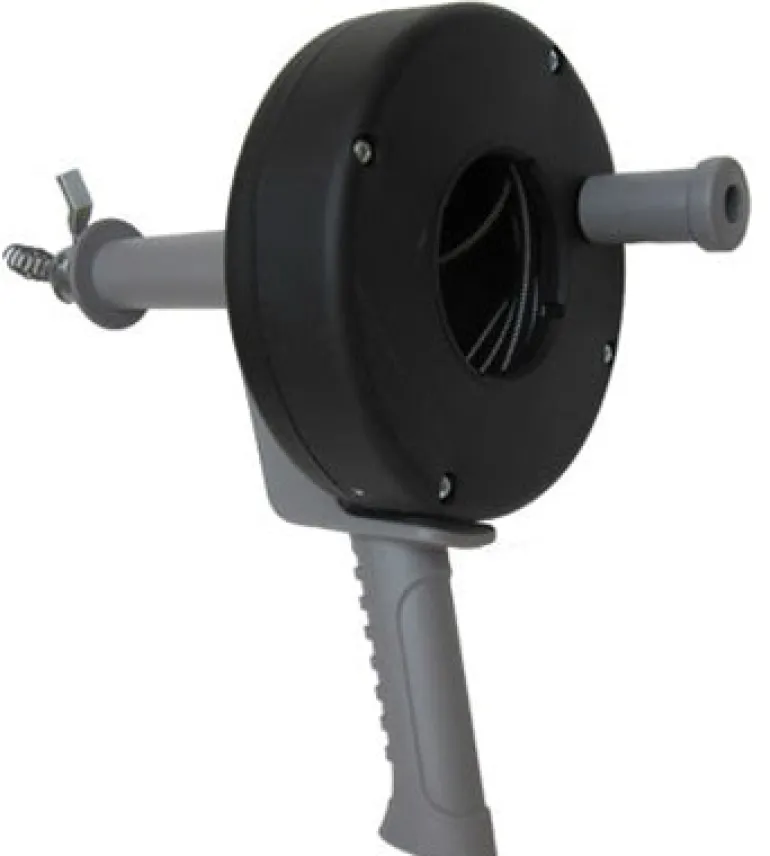 Cobra High Impact Polymer Housing Drain Auger 1/4 in. x 15 ft. with Pistol Grip Drum