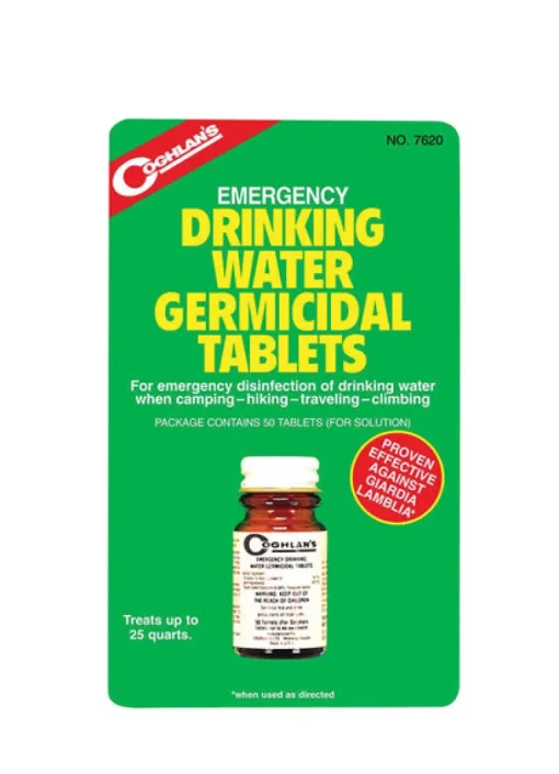 Coghlan's Drinking Water Tablets 50 pk