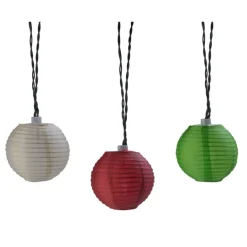 Coleman Cable Moonrays Oriental Natural Solar Powered LED String Lights 1 pk