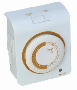 Coleman Cable 50021wd White 24 Hour Digital Timer With Night Light
