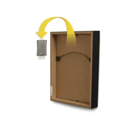 Command Silver Picture Hanger 8 lb. (Pack of 4)
