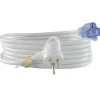 Conntek Indoor 15 ft. L White Extension Cord 16/3 SJTW