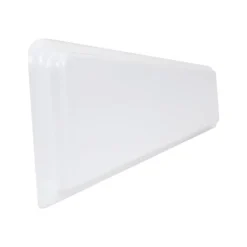 Continental Cabinets Cultured Mable Single Gloss White Side Splash 21 in. W x 75 in. D x 3.75 in. H