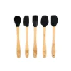 Core Kitchen Beige/Onyx Bamboo/Silicone Mini Utensil Set