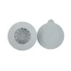 Core Kitchen Gray Silicone Sink Strainer with Stopper