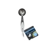 Core Kitchen Silicone/Stainless Steel Gray Measuring Spoon Set