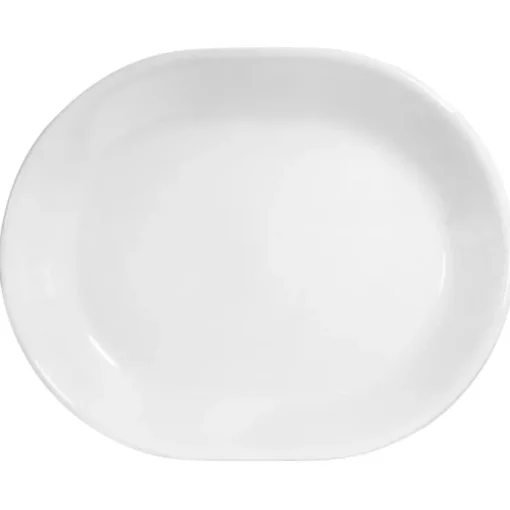 Corelle White Glass Serving Platter 12-1/2 in. Dia. 3 pk (Pack of 3)