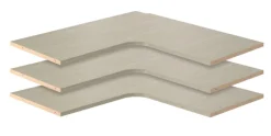 CORNER SHELF 30" GRAY