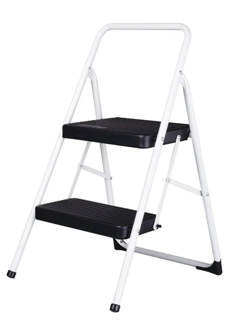 Cosco 28.15 in. H x 17.323 in. W 200 lb. capacity 2 step Steel Folding Two Step Stool