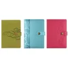 CR Gibson Assorted Color Debossed Magnetic Strap Soft Leatherette Journal 6 x 8-1/2 in.