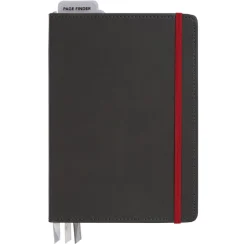 Cr Gibson Markings Brown Elastic Band Soft Leatherette Cover Bulleting Log Journal 6 x 8.5 in.