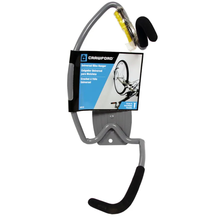 Crawford 9-1/2 in. H x 5-5/16 in. W x 12 in. L Steel Bike Hanger
