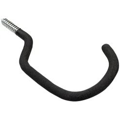 Crawford 8.5 In. L Vinyl Coated Black Steel Medium Super Bicycle Hook 75 Lb. Capacity 1 Pk