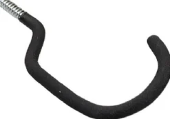 Crawford 8.5 In. L Vinyl Coated Black Steel Medium Super Bicycle Hook 75 Lb. Capacity 1 Pk
