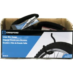 Crawford 8.5 In. L Vinyl Coated Black Steel Medium Super Bicycle Hook 75 Lb. Capacity 1 Pk