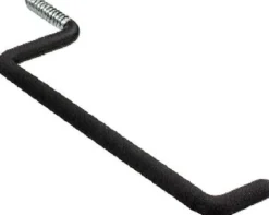 Crawford 7 in. L Vinyl Coated Black Steel Large Ladder Hook 50 lb. capacity 1 pk