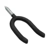 Crawford 4.88 in. L Vinyl Coated Black Steel Large Super Tool Hook 50 lb. capacity 1 pk (Pack of 25)