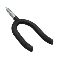 Crawford 4.88 in. L Vinyl Coated Black Steel Large Super Tool Hook 50 lb. capacity 1 pk (Pack of 25)
